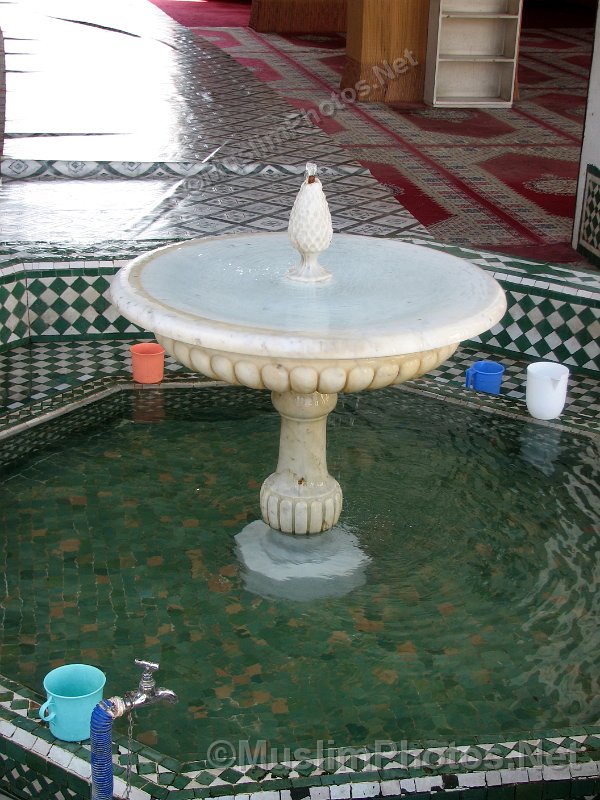 The ablution area of the Sunna Mosque